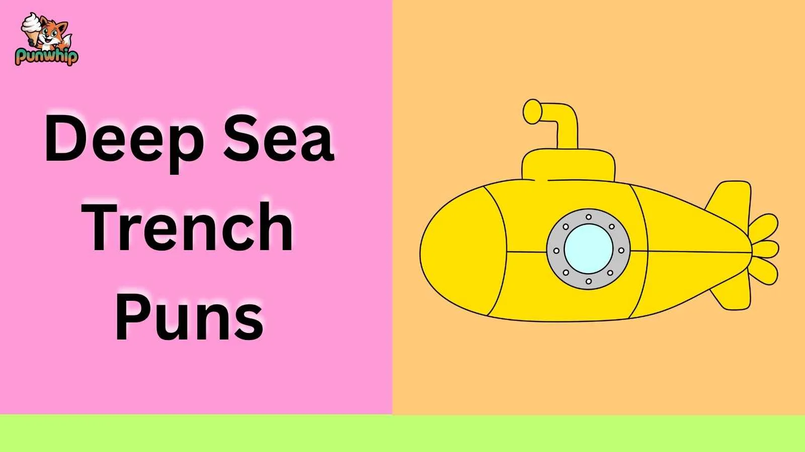 Deep Sea Trench Puns